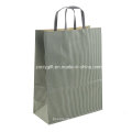 Eco-Friendly Brown Natural Kraft Paper Gift Bags with Flat Handles